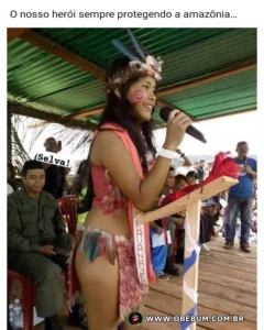 O nosso herói sempre protegendo a Amazônia