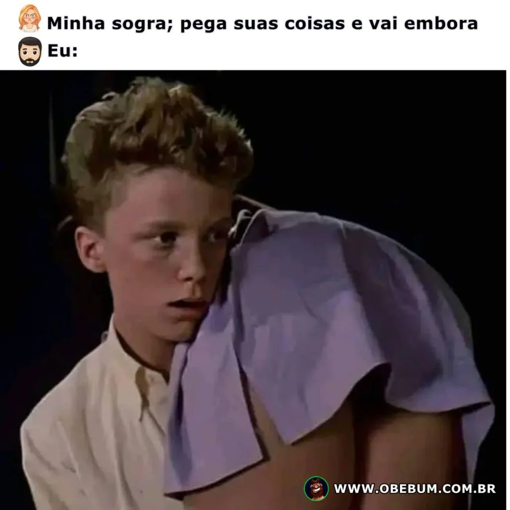Minha sogra; pega suas coisas e vai embora