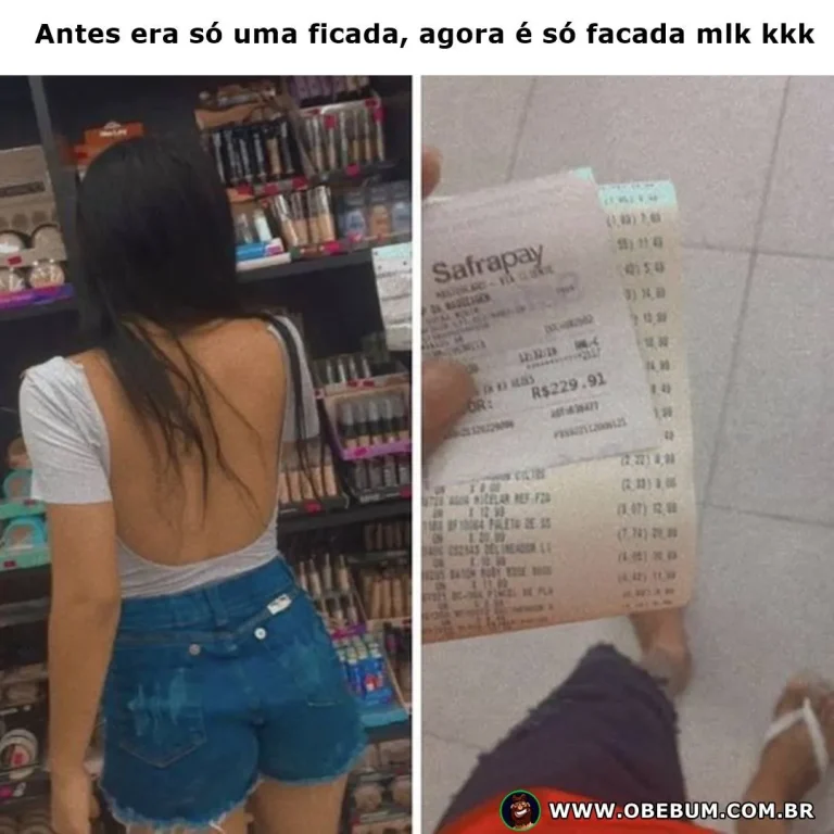 Antes era só uma ficada, agora é só facada mlk kkk
