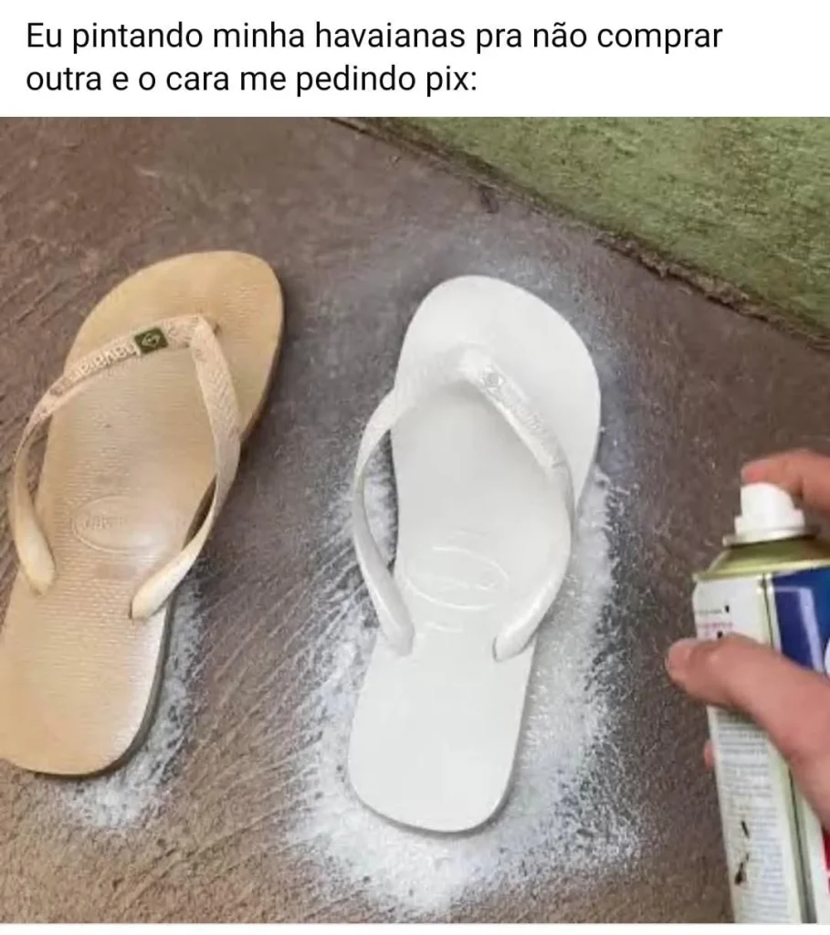 O cara me pedindo pix